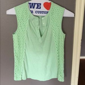 J Crew Mint Blouse